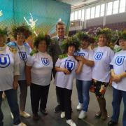 Команда НИ ТГУ во главе с проректором по социальной работе НИ ТГУ Кулижским С.П.